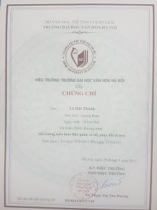 Lớp học cấp chứng chỉ tu bổ di tích tại TPHCM - Hồ Chí Minh