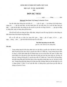 Đề xuất kỹ thuật là một phần quan trọng của hồ sơ đấu thầu