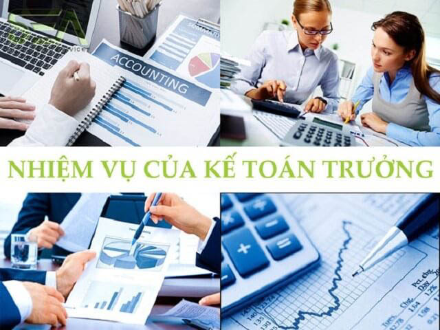 Nhiệm vụ của một kế toán trưởng Nhiệm vụ của một kế toán trưởng