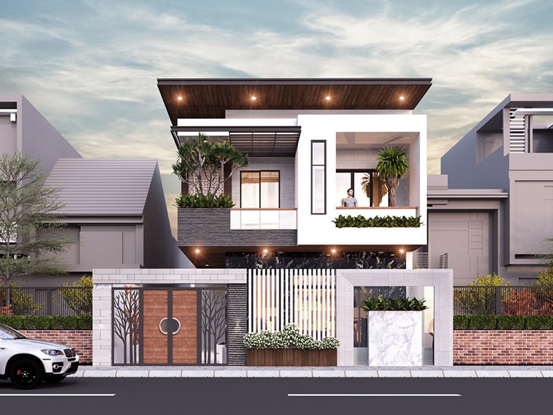 Những mẫu biệt thự 2 tầng đẹp nhất 2024 5 nha 2 tang dep