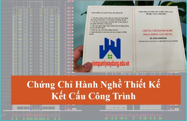 dieu kien cap chung chi hanh nghe thiet ke ket cau cong trinh