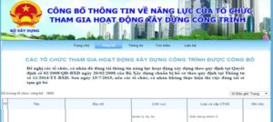 dang tai cong khai thong tin nang luc hoat dong xay dung len website bo xay dung vienqlxd 1